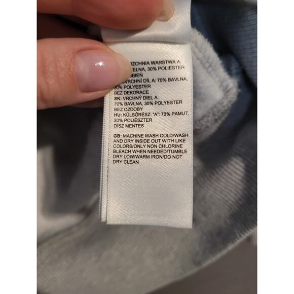 The North Face Women’s M Half Dome Hoodie Light Grey Heather Black Logo EUC - Picture 11 of 12